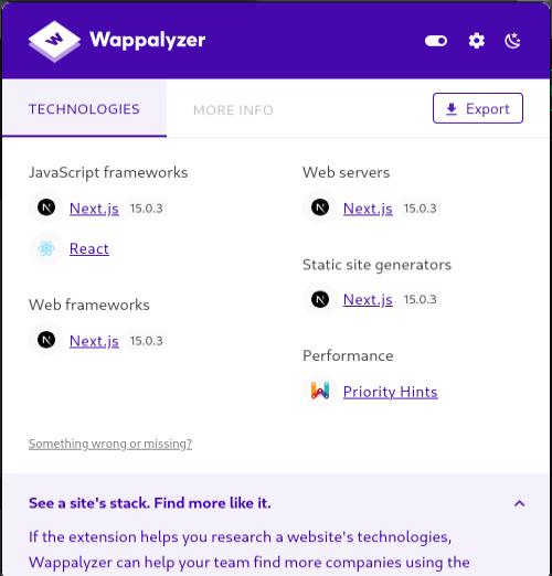 Wappalyzer
