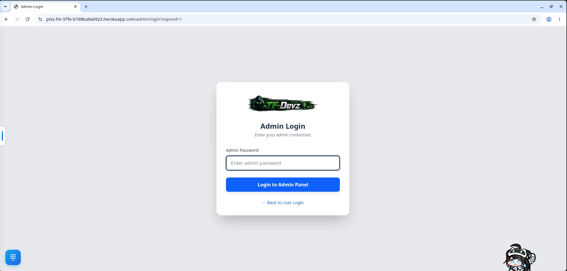 Admin Endpoint